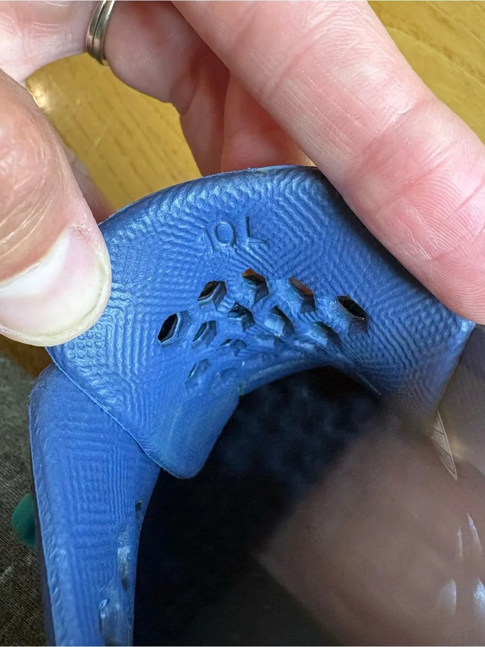 Plae Mimo Shoes Kids Slip On Blue White Water Sneaker Toddler Boys Size 10